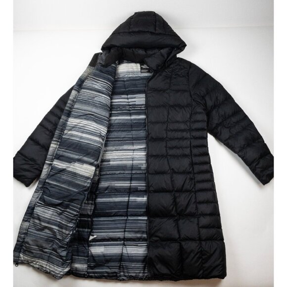The North Face Metropolis II Parka Women's XL Black 550 Down Puffer Winter Coat - Picture 2 of 16